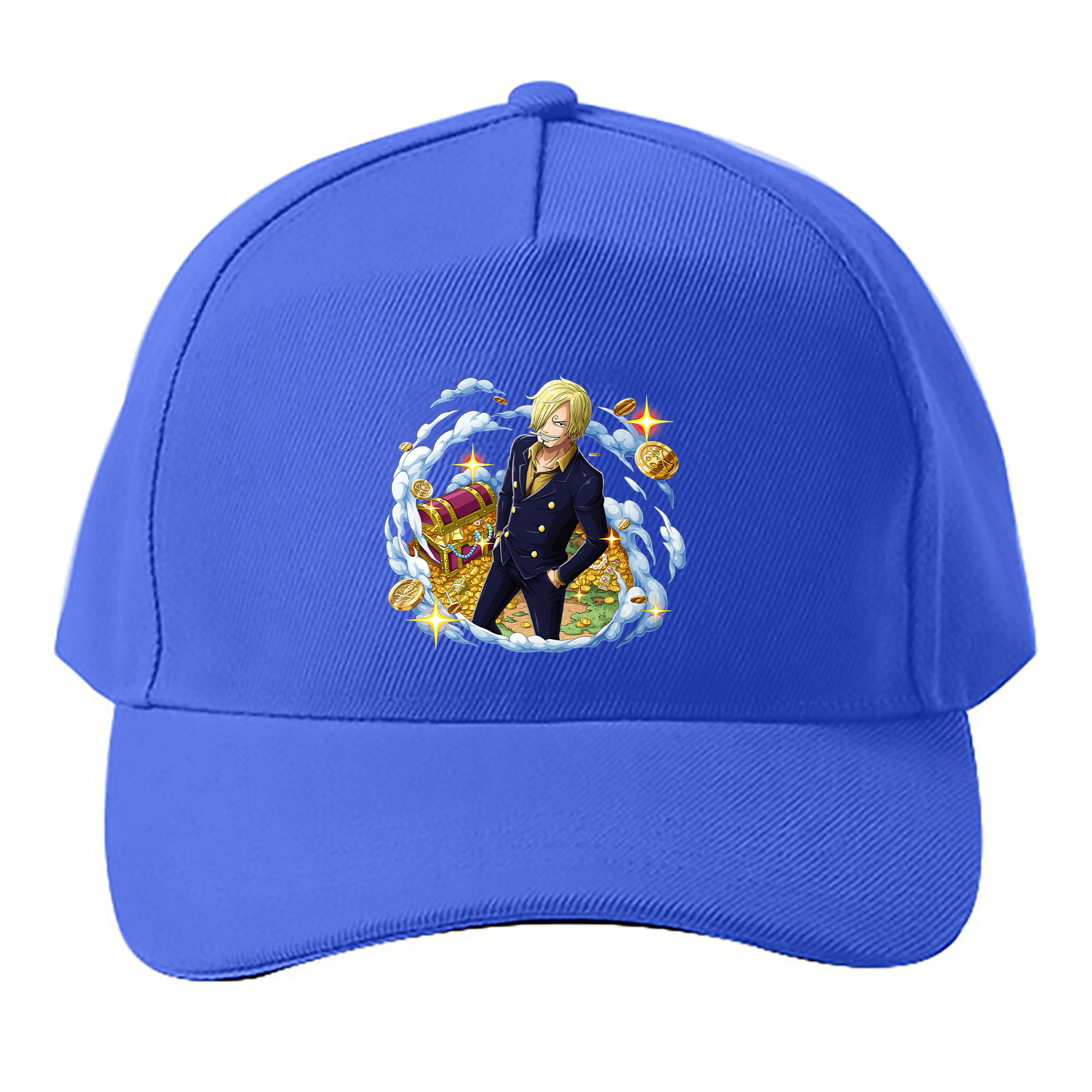 （画像用） ワンピース サンジ ONE PIECE Sanji ベースボールキャップ 綿100％ 男女兼用 帽子 スポーツ